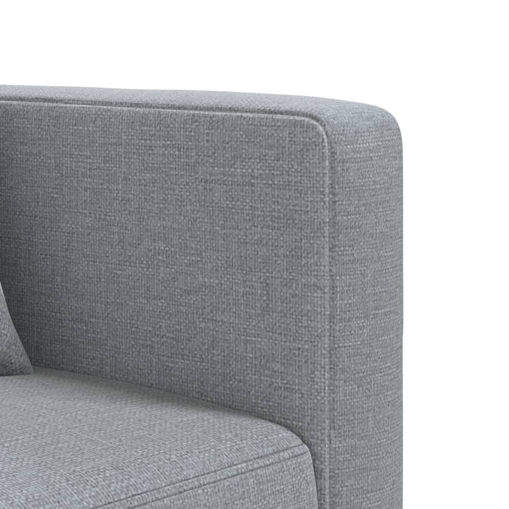 Καναπές Κρεβάτι Γωνιακός Αν. Γκρι 275x140x70 εκ. Υφασμάτινος