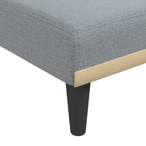 Καναπές Κρεβάτι Γωνιακός Αν. Γκρι 275x140x70 εκ. Υφασμάτινος