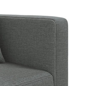 Καναπές Κρεβάτι Γωνιακός Σκ. Γκρι 275x140x70 εκ. Υφασμάτινος