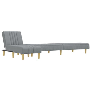 Καναπές Κρεβάτι Γωνιακός Αν. Γκρι 255x140x70 εκ. Υφασμάτινος