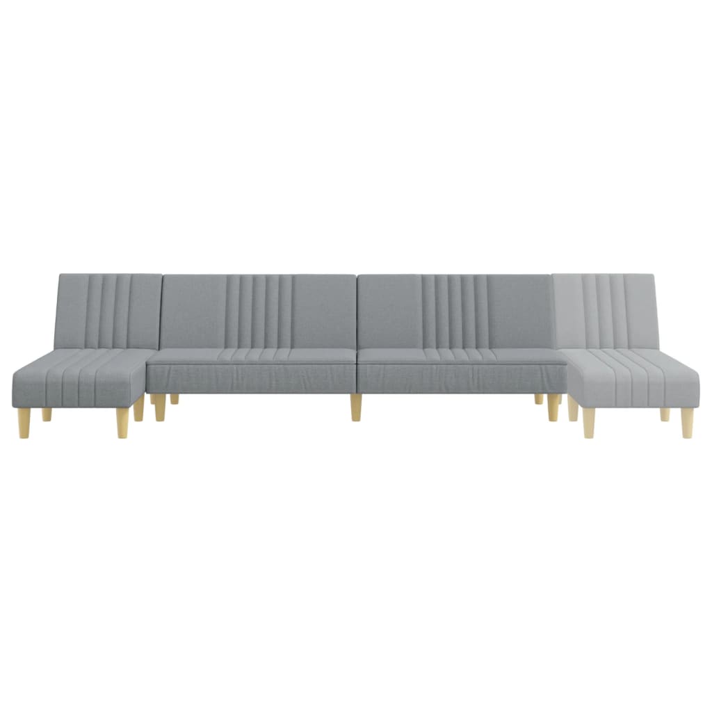 Καναπές Κρεβάτι Γωνιακός Αν. Γκρι 255x140x70 εκ. Υφασμάτινος