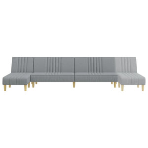 Καναπές Κρεβάτι Γωνιακός Αν. Γκρι 255x140x70 εκ. Υφασμάτινος