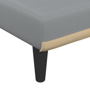 Καναπές Κρεβάτι Γωνιακός Αν. Γκρι 260x140x70 εκ. Υφασμάτινος