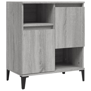 Ντουλάπι 2 τεμ. Γκρι Sonoma 60x35x70 εκ. από Επεξεργασμένο Ξύλο