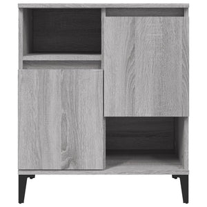 Ντουλάπι 2 τεμ. Γκρι Sonoma 60x35x70 εκ. από Επεξεργασμένο Ξύλο