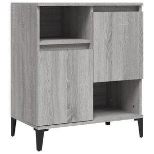 Ντουλάπι 3 τεμ. Γκρι Sonoma 60x35x70 εκ. από Επεξεργασμένο Ξύλο