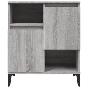 Ντουλάπι 3 τεμ. Γκρι Sonoma 60x35x70 εκ. από Επεξεργασμένο Ξύλο