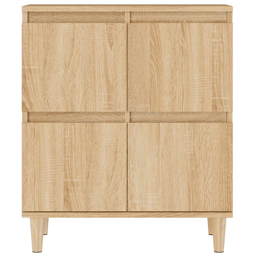 Ντουλάπια 2 τεμ. Sonoma Δρυς 60x35x70 εκ. Επεξεργασμένο Ξύλο