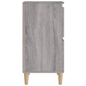 Ντουλάπι 2 τεμ. Γκρι Sonoma 60x35x70 εκ. από Επεξεργασμένο Ξύλο