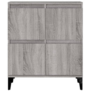 Ντουλάπι 2 τεμ. Γκρι Sonoma 60x35x70 εκ. από Επεξεργασμένο Ξύλο
