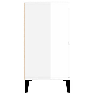 Ντουλάπια 3 τεμ. Γυαλιστ. Λευκό 60x35x70 εκ. Επεξεργασμένο Ξύλο - Pakobazaar