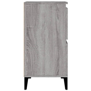 Ντουλάπι 3 τεμ. Γκρι Sonoma 60x35x70 εκ. από Επεξεργασμένο Ξύλο