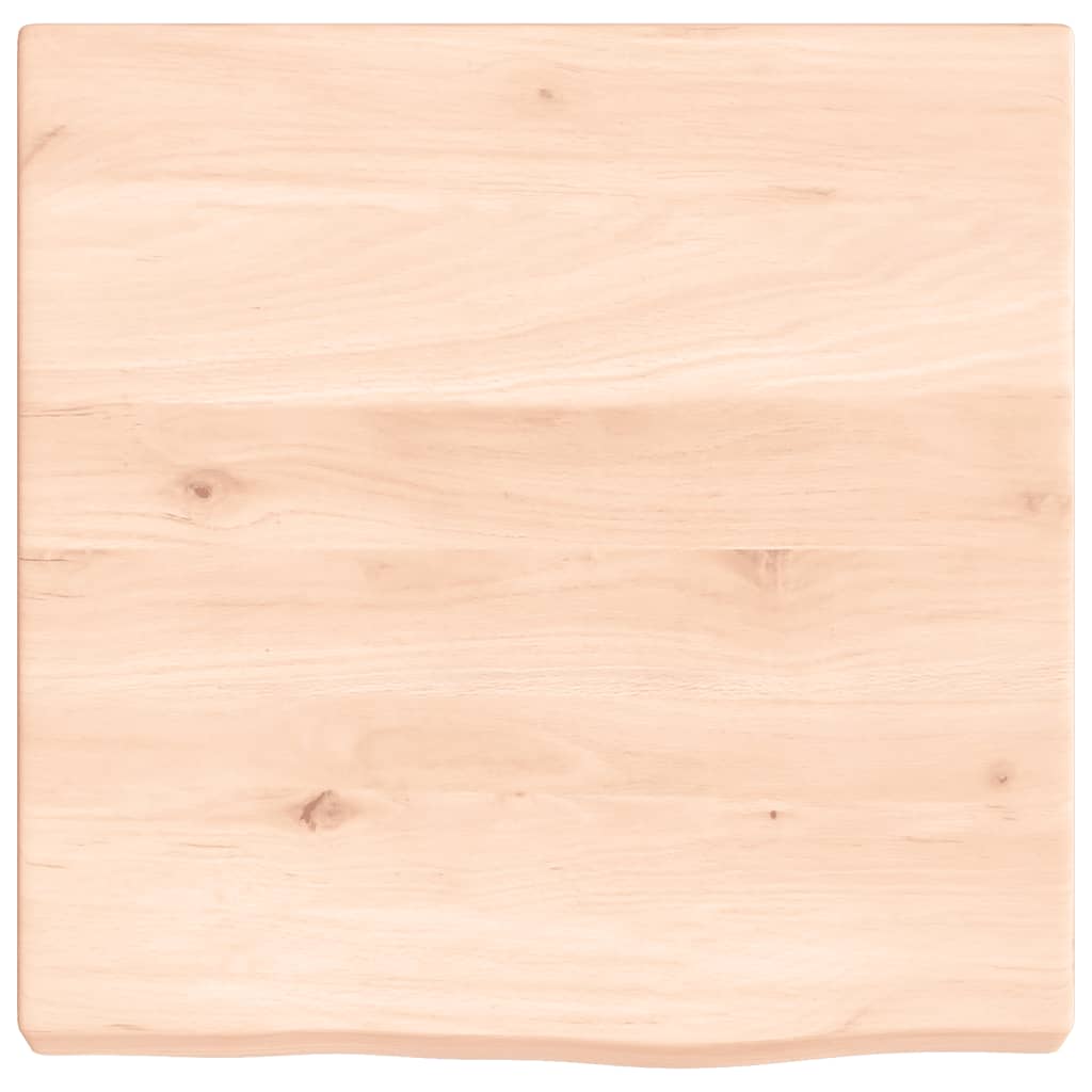Πάγκος Μπάνιου 40 x 40 x (2-4) εκ. από Ακατέργαστο Μασίφ Ξύλο