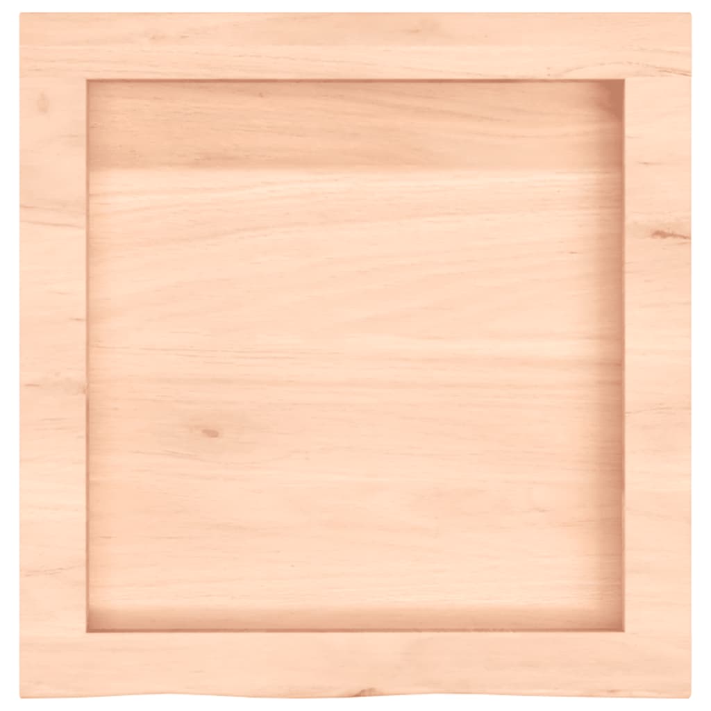 Πάγκος Μπάνιου 40 x 40 x (2-4) εκ. από Ακατέργαστο Μασίφ Ξύλο