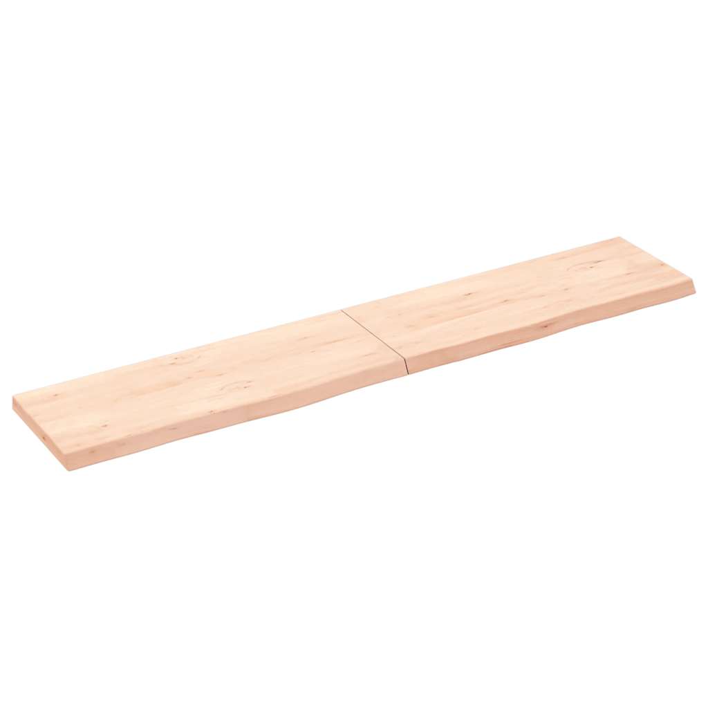 Πάγκος Μπάνιου 160x30x(2-4) εκ. από Ακατέργαστο Μασίφ Ξύλο