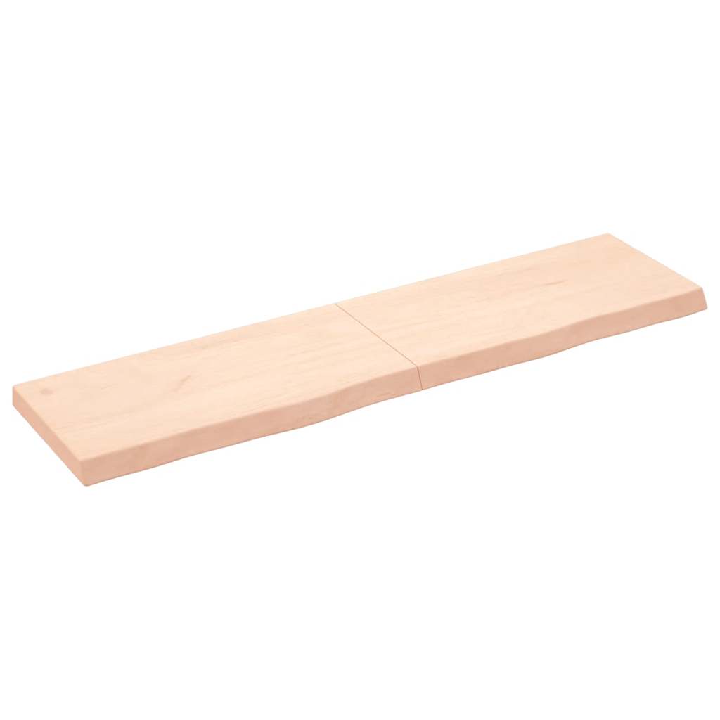 Πάγκος Μπάνιου 160x40x(2-6) εκ. από Ακατέργαστο Μασίφ Ξύλο - Pakobazaar