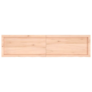 Πάγκος Μπάνιου 160x40x(2-6) εκ. από Ακατέργαστο Μασίφ Ξύλο - Pakobazaar