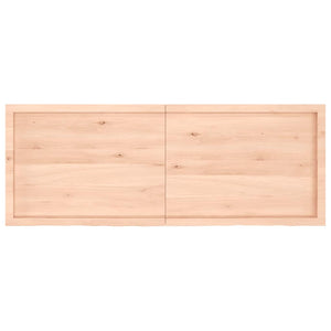 Πάγκος Μπάνιου 160x60x(2-4) εκ. από Ακατέργαστο Μασίφ Ξύλο