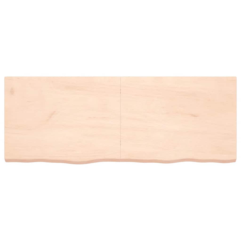 Πάγκος Μπάνιου 160x60x(2-6) εκ. από Ακατέργαστο Μασίφ Ξύλο