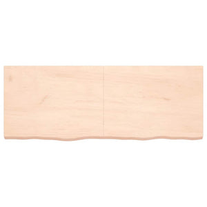 Πάγκος Μπάνιου 160x60x(2-6) εκ. από Ακατέργαστο Μασίφ Ξύλο