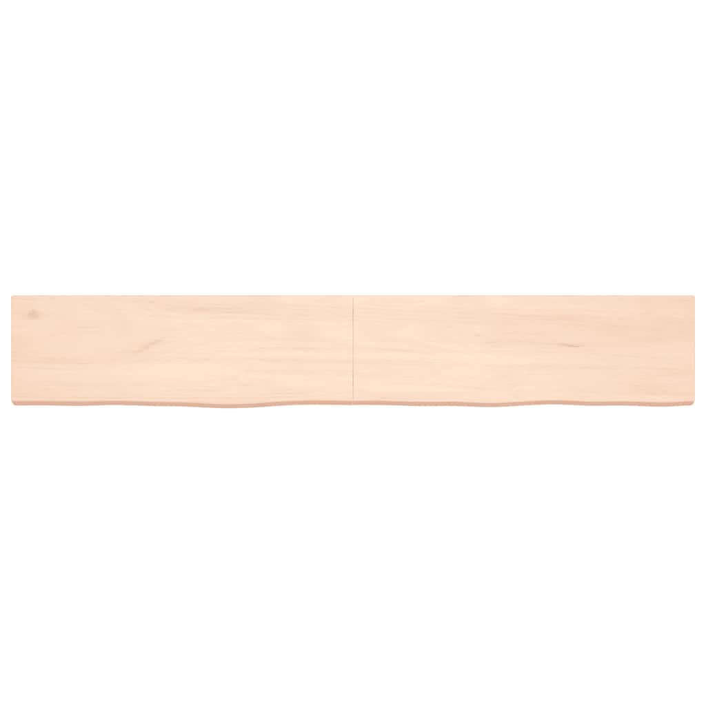 Πάγκος Μπάνιου 180x30x(2-4) εκ. από Ακατέργαστο Μασίφ Ξύλο