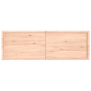 Πάγκος Μπάνιου 180x60x(2-6) εκ. από Ακατέργαστο Μασίφ Ξύλο