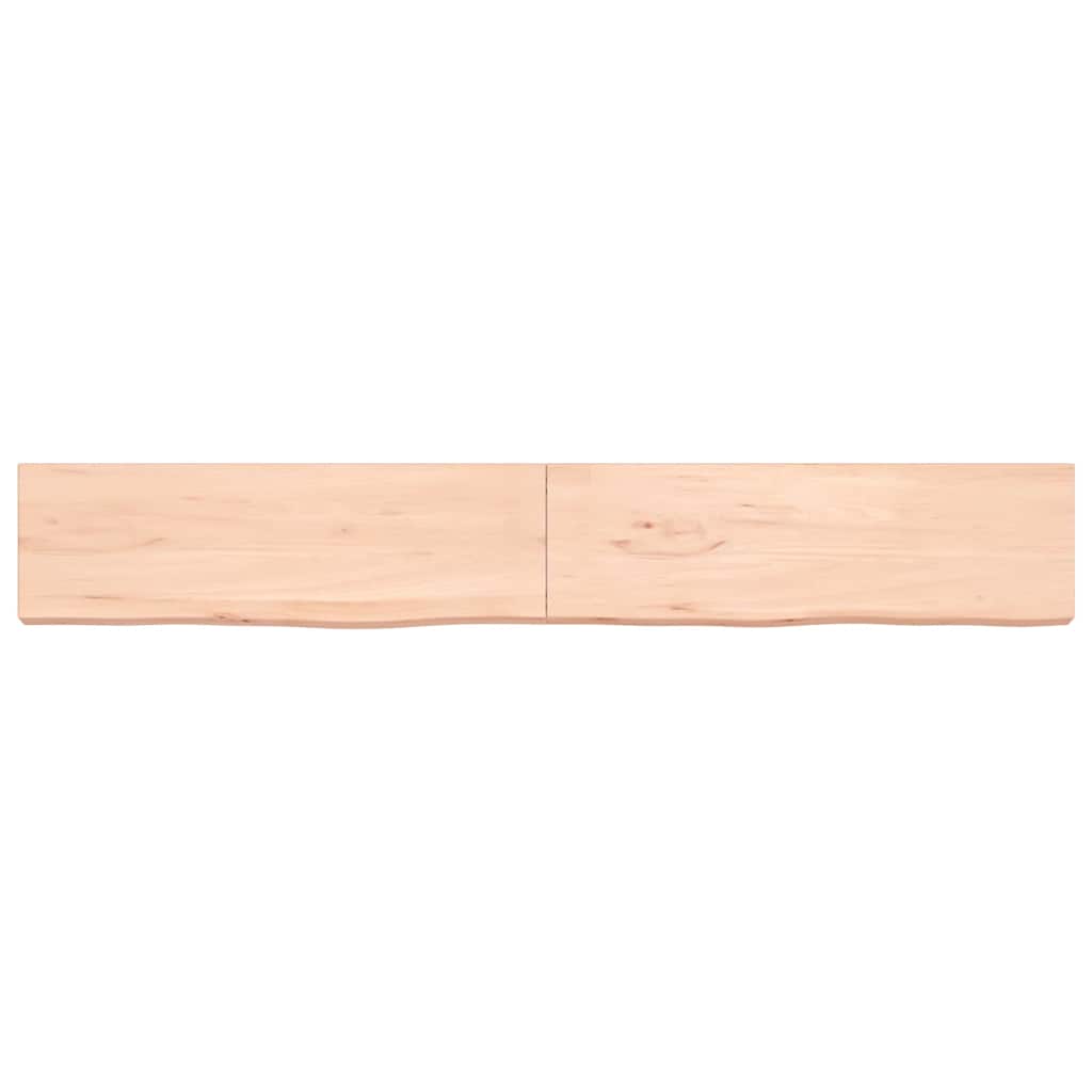 Πάγκος Μπάνιου 200x30x(2-6) εκ. από Ακατέργαστο Μασίφ Ξύλο