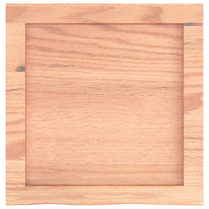 Πάγκος Μπάνιου Αν. Καφέ 40x40x(2-4) εκ. Επεξεργ. Μασίφ Ξύλο