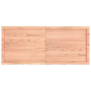 Πάγκος Μπάνιου Αν. Καφέ 140x60x(2-6) εκ. Επεξεργ. Μασίφ Ξύλο
