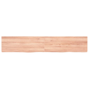 Πάγκος Μπάνιου Αν. Καφέ 160x30x(2-4) εκ. Επεξεργ. Μασίφ Ξύλο