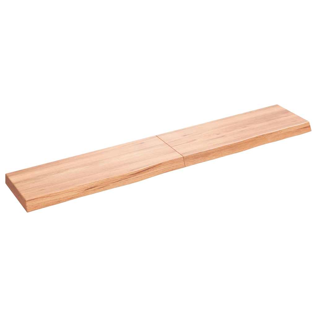Πάγκος Μπάνιου Αν. Καφέ 160x30x(2-6) εκ. Επεξεργ. Μασίφ Ξύλο