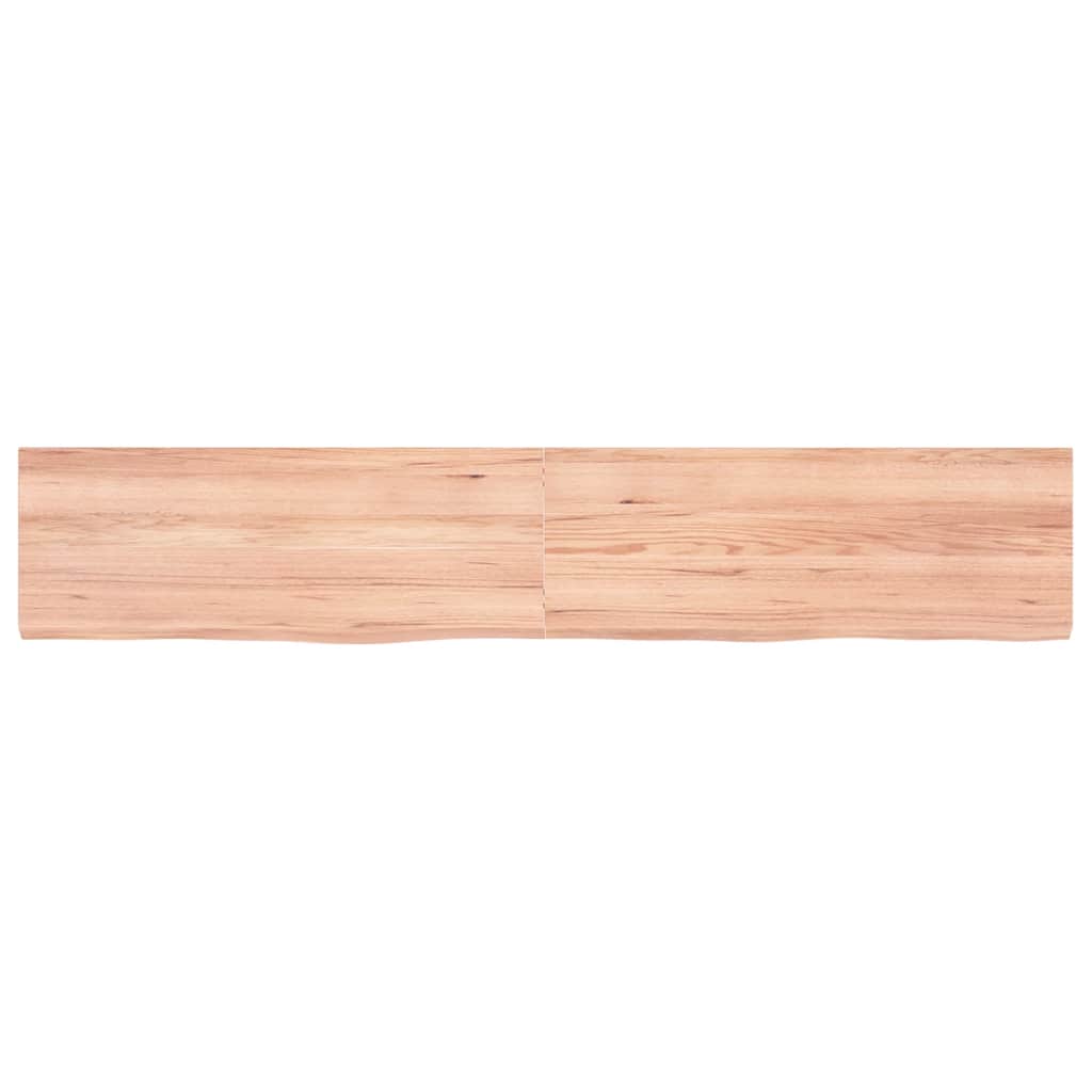 Πάγκος Μπάνιου Αν. Καφέ 160x30x(2-6) εκ. Επεξεργ. Μασίφ Ξύλο