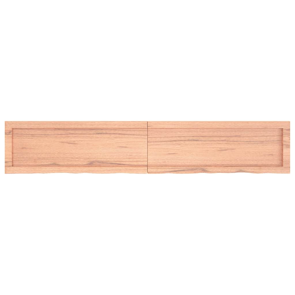 Πάγκος Μπάνιου Αν. Καφέ 160x30x(2-6) εκ. Επεξεργ. Μασίφ Ξύλο