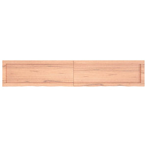 Πάγκος Μπάνιου Αν. Καφέ 160x30x(2-6) εκ. Επεξεργ. Μασίφ Ξύλο