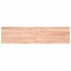 Πάγκος Μπάνιου Αν. Καφέ 160x40x(2-4) εκ. Επεξεργ. Μασίφ Ξύλο
