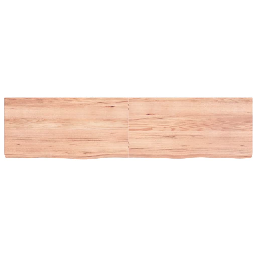 Πάγκος Μπάνιου Αν. Καφέ 160x40x(2-6) εκ. Επεξεργ. Μασίφ Ξύλο - Pakobazaar