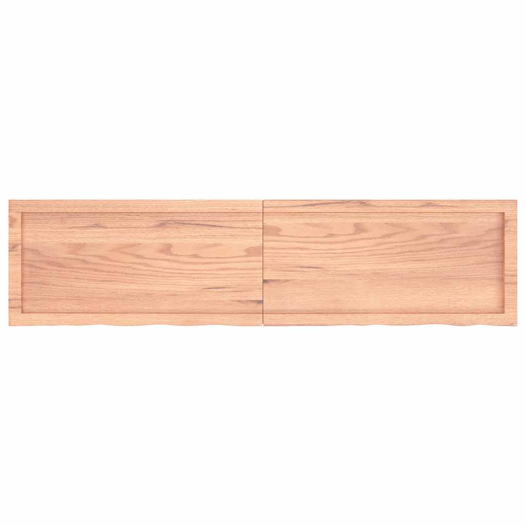 Πάγκος Μπάνιου Αν. Καφέ 160x40x(2-6) εκ. Επεξεργ. Μασίφ Ξύλο - Pakobazaar