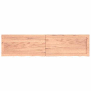 Πάγκος Μπάνιου Αν. Καφέ 160x40x(2-6) εκ. Επεξεργ. Μασίφ Ξύλο - Pakobazaar