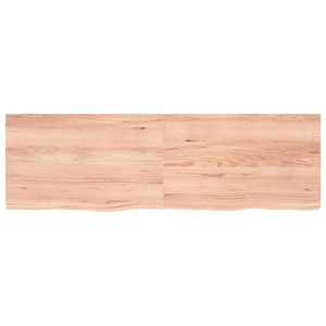 Πάγκος Μπάνιου Αν. Καφέ 160x50x(2-4) εκ. Επεξεργ. Μασίφ Ξύλο - Pakobazaar