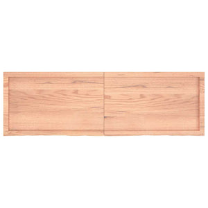 Πάγκος Μπάνιου Αν. Καφέ 160x50x(2-4) εκ. Επεξεργ. Μασίφ Ξύλο