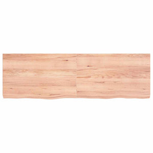 Πάγκος Μπάνιου Αν. Καφέ 160x50x(2-6) εκ. Επεξεργ. Μασίφ Ξύλο