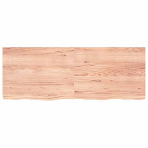 Πάγκος Μπάνιου Αν. Καφέ 160x60x(2-6) εκ. Επεξεργ. Μασίφ Ξύλο