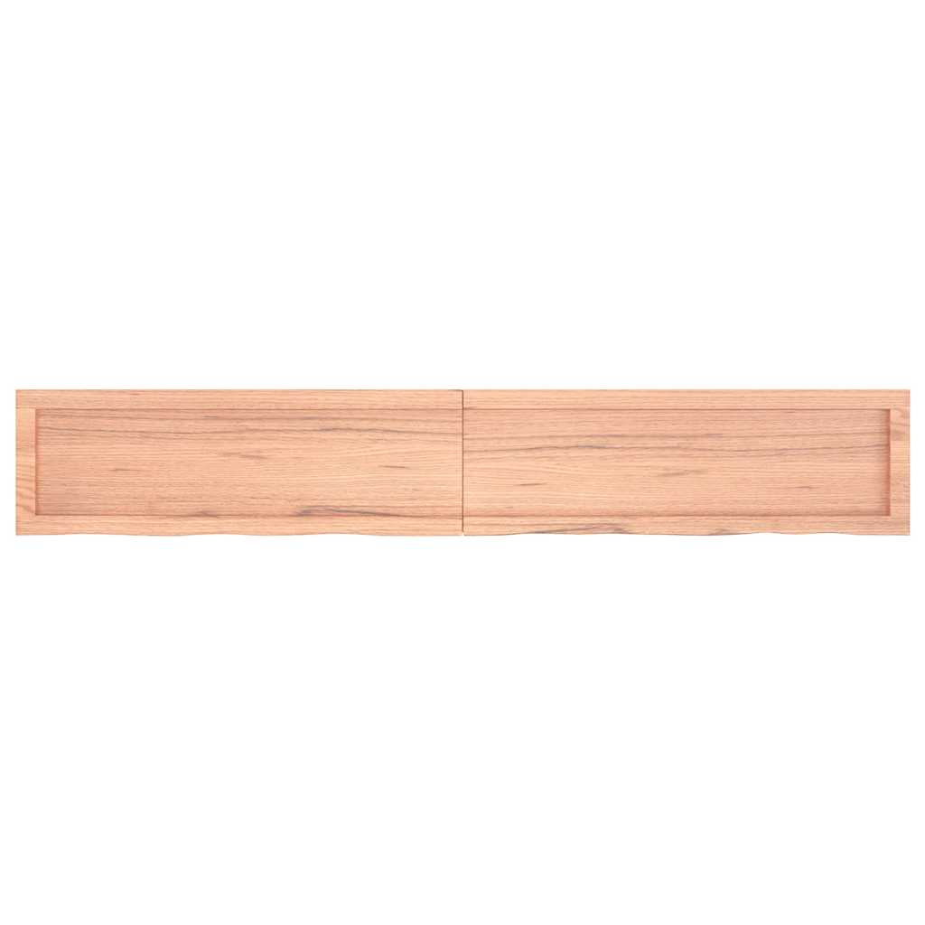 Πάγκος Μπάνιου Αν. Καφέ 180x30x(2-4) εκ. Επεξεργ. Μασίφ Ξύλο