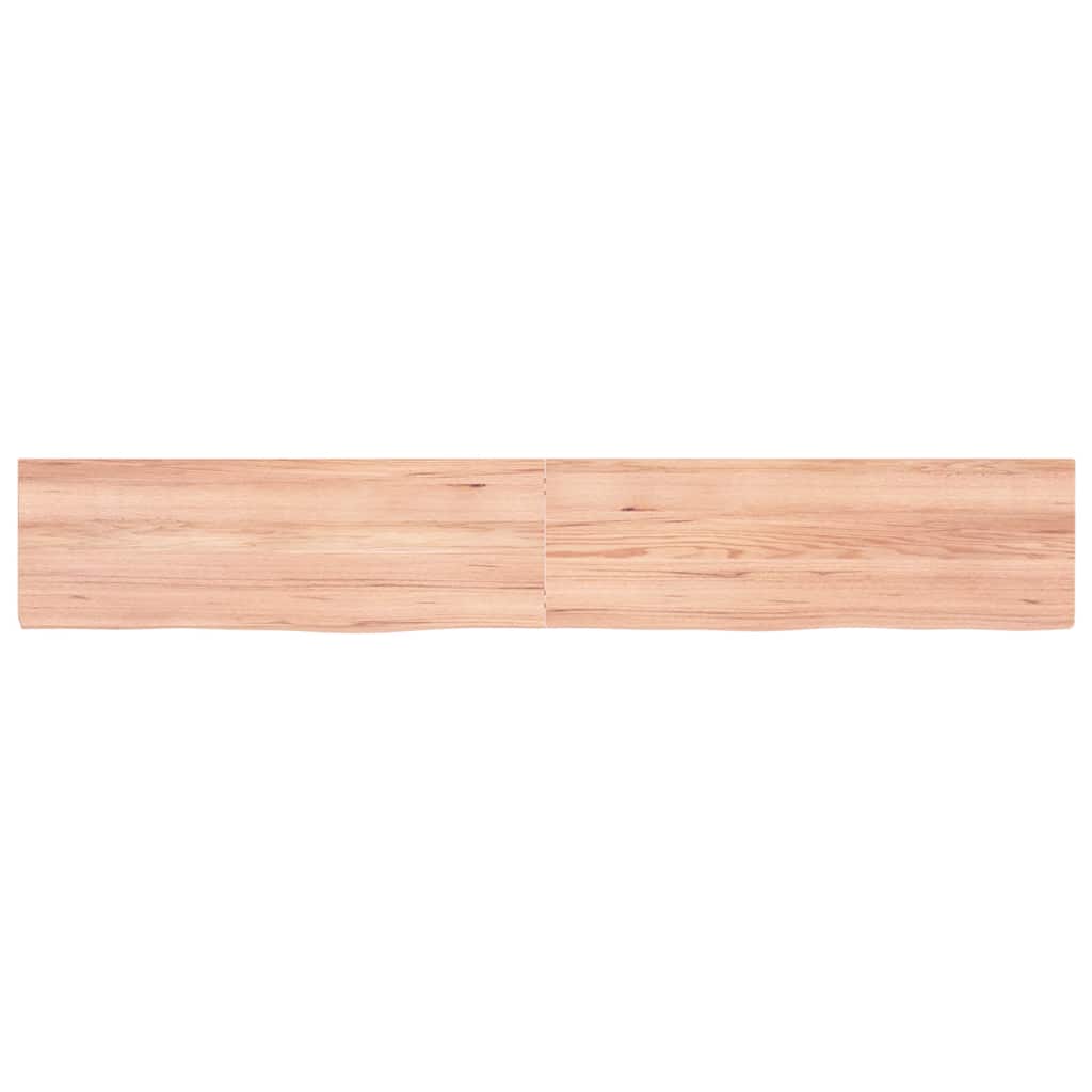 Πάγκος Μπάνιου Αν. Καφέ 180x30x(2-4) εκ. Επεξεργ. Μασίφ Ξύλο