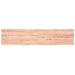 Πάγκος Μπάνιου Αν. Καφέ 180x40x(2-4) εκ. Επεξεργ. Μασίφ Ξύλο