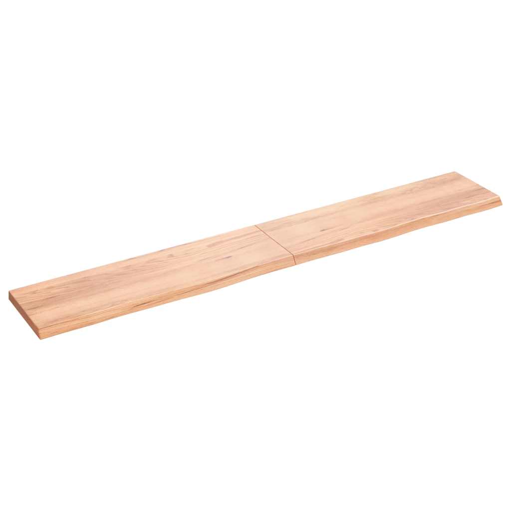 Πάγκος Μπάνιου Αν. Καφέ 200x30x(2-4) εκ. Επεξεργ. Μασίφ Ξύλο - Pakobazaar