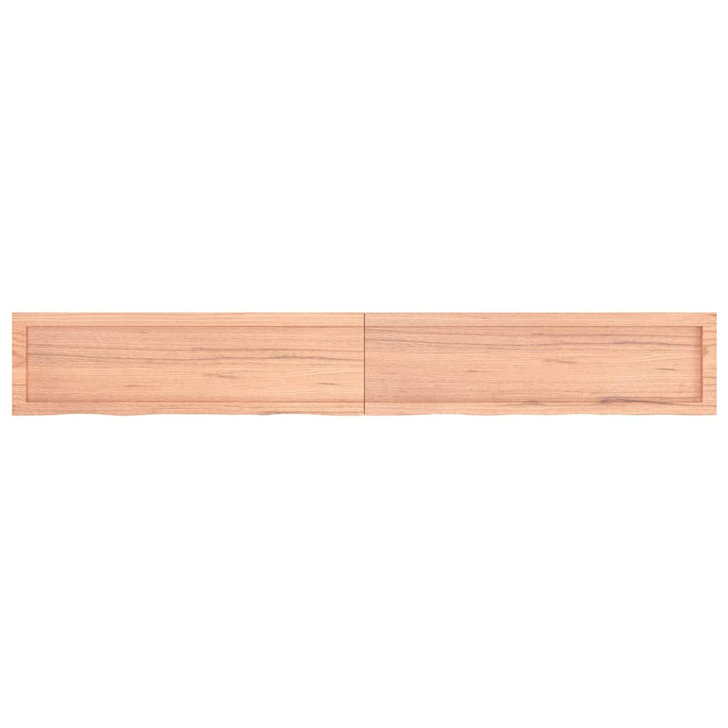 Πάγκος Μπάνιου Αν. Καφέ 200x30x(2-4) εκ. Επεξεργ. Μασίφ Ξύλο - Pakobazaar