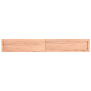 Πάγκος Μπάνιου Αν. Καφέ 200x30x(2-4) εκ. Επεξεργ. Μασίφ Ξύλο - Pakobazaar