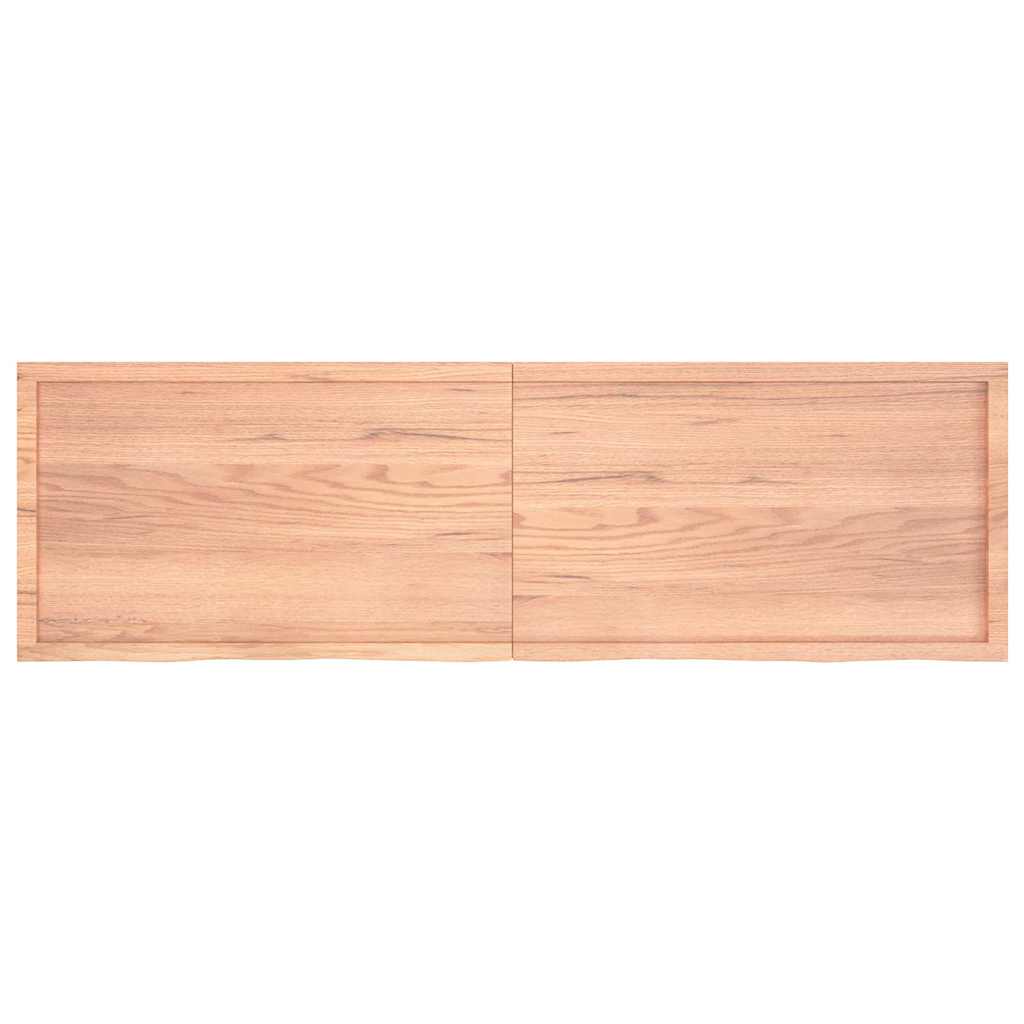 Πάγκος Μπάνιου Αν. Καφέ 200x60x(2-6) εκ. Επεξεργ. Μασίφ Ξύλο - Pakobazaar