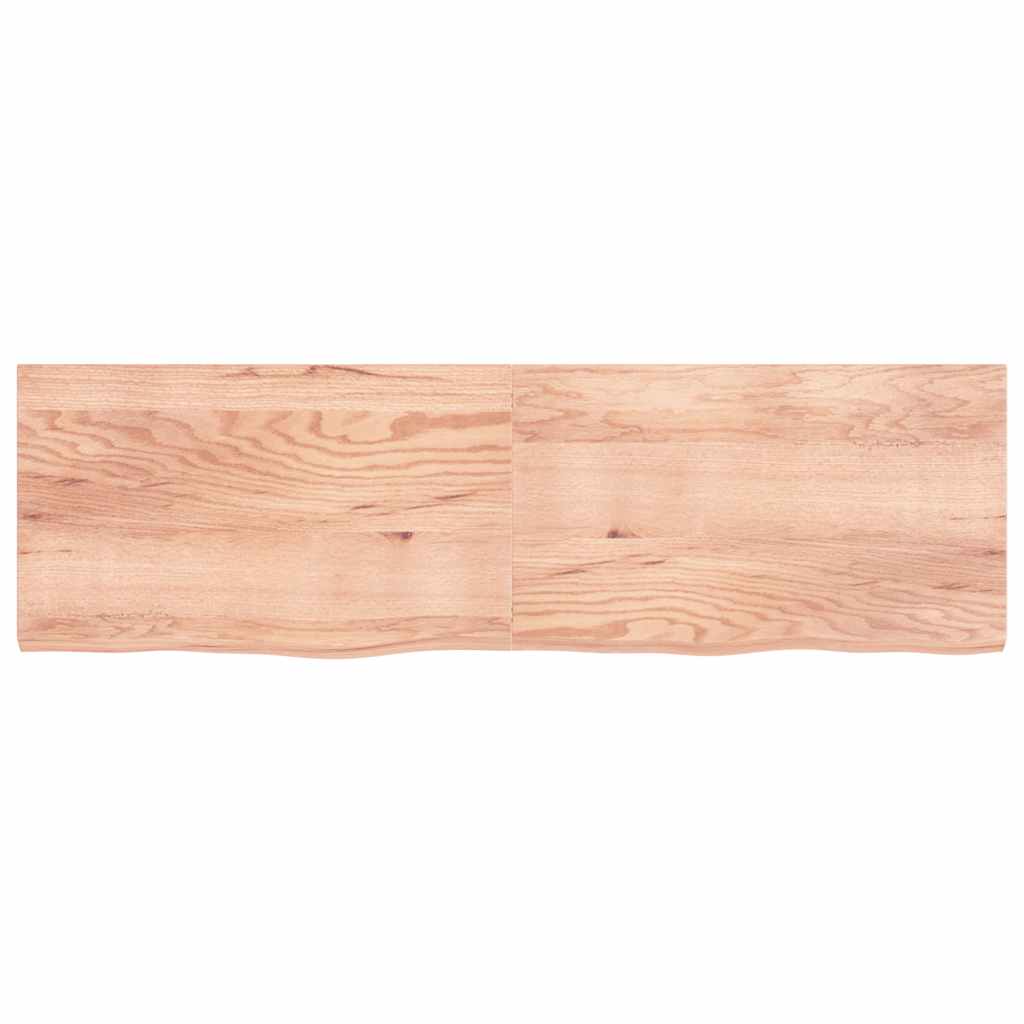 Πάγκος Μπάνιου Αν. Καφέ 200x60x(2-6) εκ. Επεξεργ. Μασίφ Ξύλο - Pakobazaar